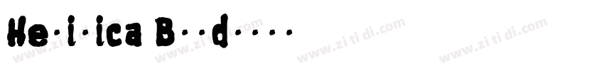 Hetilica Bold字体转换